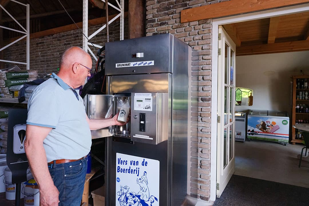 De melktap is in 2020 aangeschaft. Op termijn willen de vennoten Ram ook kaas en ijs gaan verkopen.