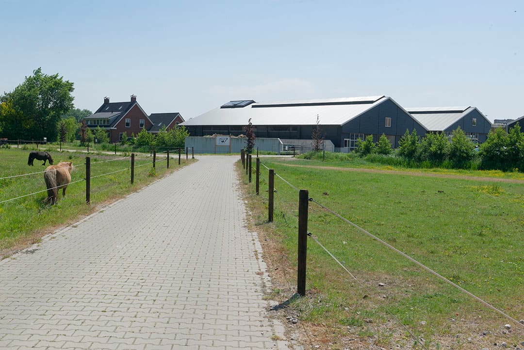 Het bedrijf van vof Sinnema.