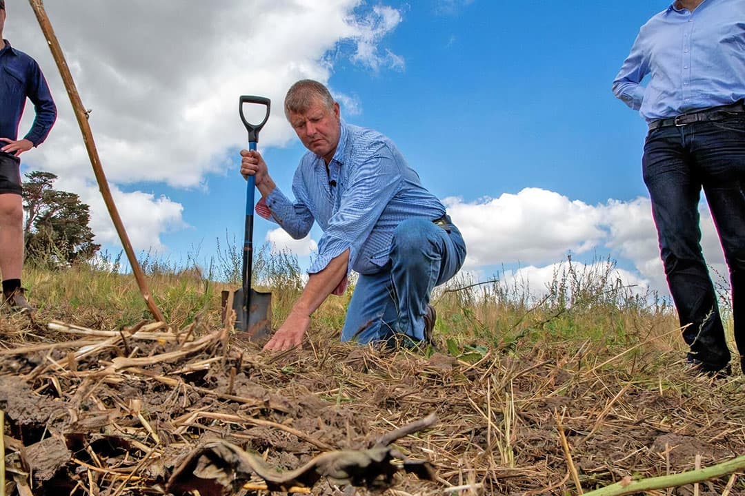 Niels Olsen: “We hebben beschikbaar gemaakt wat er al was in de bodem.” - Foto: Soilkee