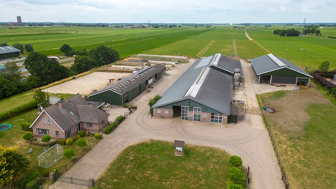 Het bedrijf van maatschap Van den Hengel in Bunschoten-Spakenburg (U.)