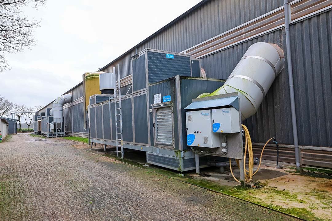 De etagestal is aangesloten op acht wisselaars. Duis werkt met gelijkdrukventilatie volgens het Eco Zero-systeem.