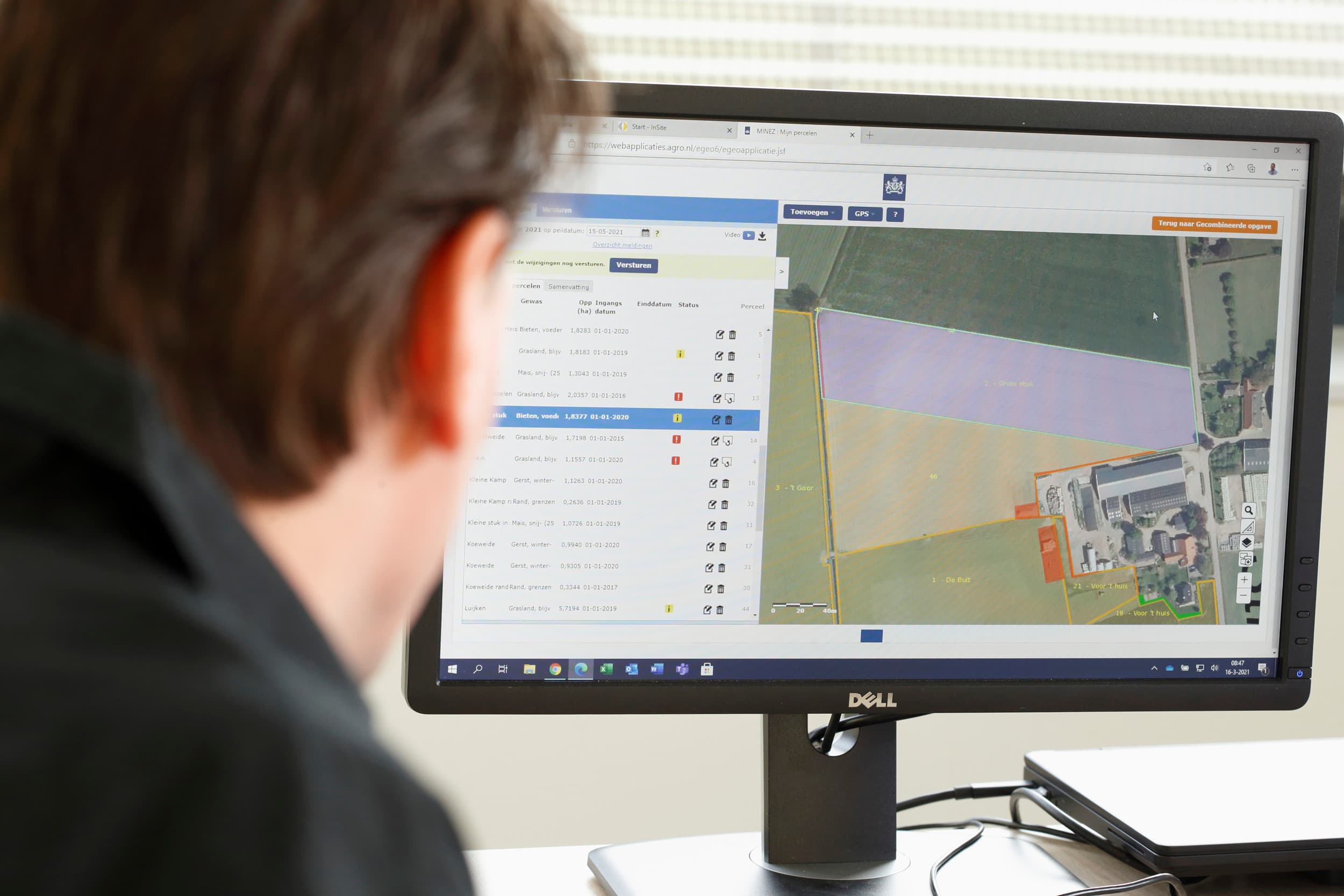 De Tweede Kamer wil dat openbaarmaking van gegevens uit de Gecombineerde Opgave en andere adressen van agrariërs opnieuw wordt beoordeeld, met oog voor hun veiligheid. Foto: Hans Prinsen