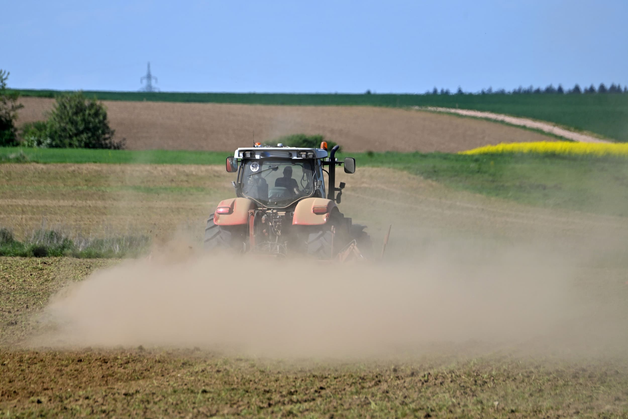 Droogte in Duitsland. Het Europese Joint Research Centre voorspelt dat de droogte in Noord- en West-Europa de komende tijd aanhoudt. Foto: ANP