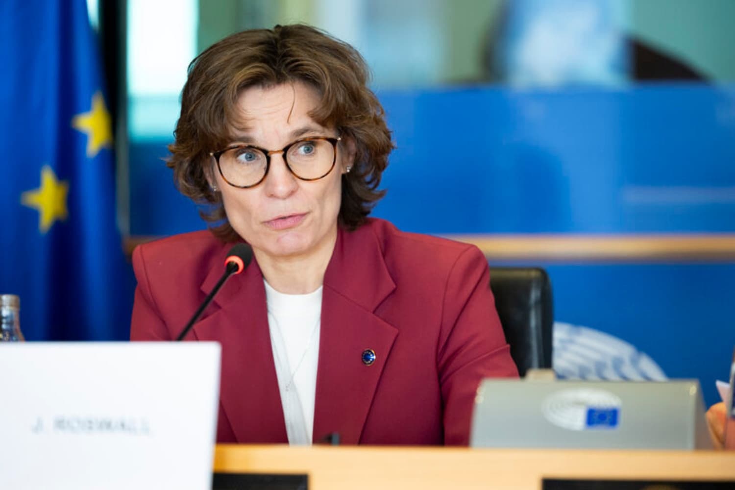 Jessika Roswall is sinds 1 december 2024 Europees Commissaris voor Milieu, Waterbestendigheid en Concurrerende Circulaire Economie. Foto: Europese Unie