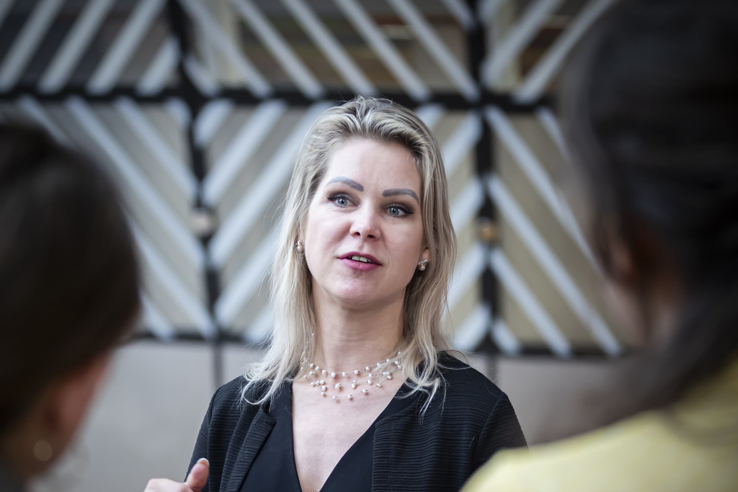 Femke Wiersma, minister van Landbouw, Visserij, Voedselzekerheid en Natuur. tijdens de Raad van Landbouw en Visserij van de Europese Unie in Brussel op 24 maart. Foto: ANP