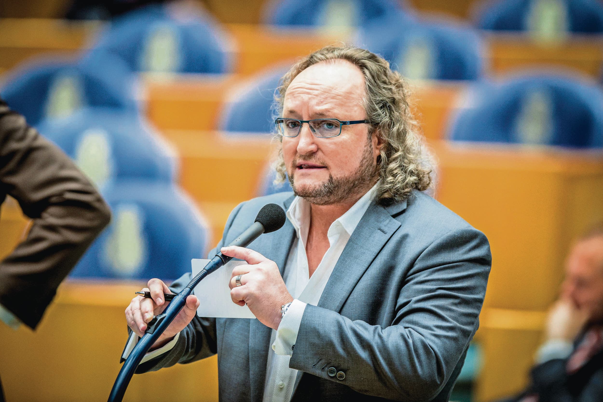 PVV-Tweede Kamerlid Graus vond dat Nederland geen natuur meer heeft. “Als ik de wolventaal zou spreken, zou ik zeggen: jongens, draai je om bij de grens en kom niet binnen. Foto: Roel Dijkstra