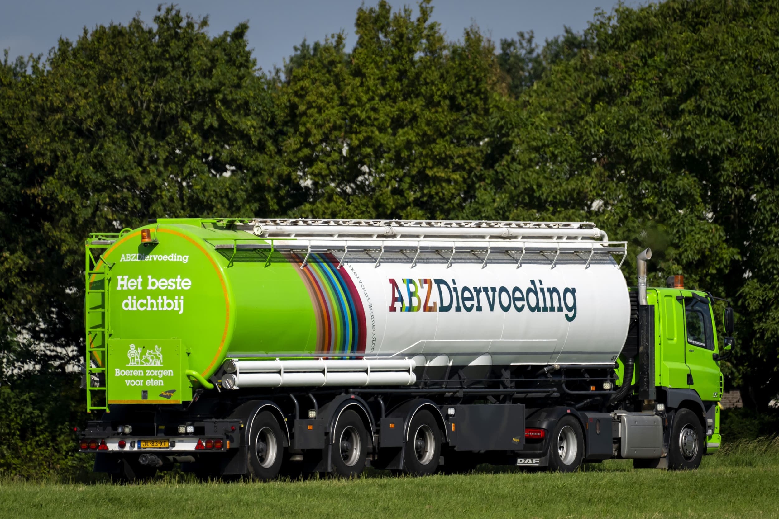Voerfabriek ABZ Diervoeding in Markelo heeft de productie verhoogd, maar werkt volgens directeur Marcel Roordink binnen de uitstootgrenzen. Foto: ANP