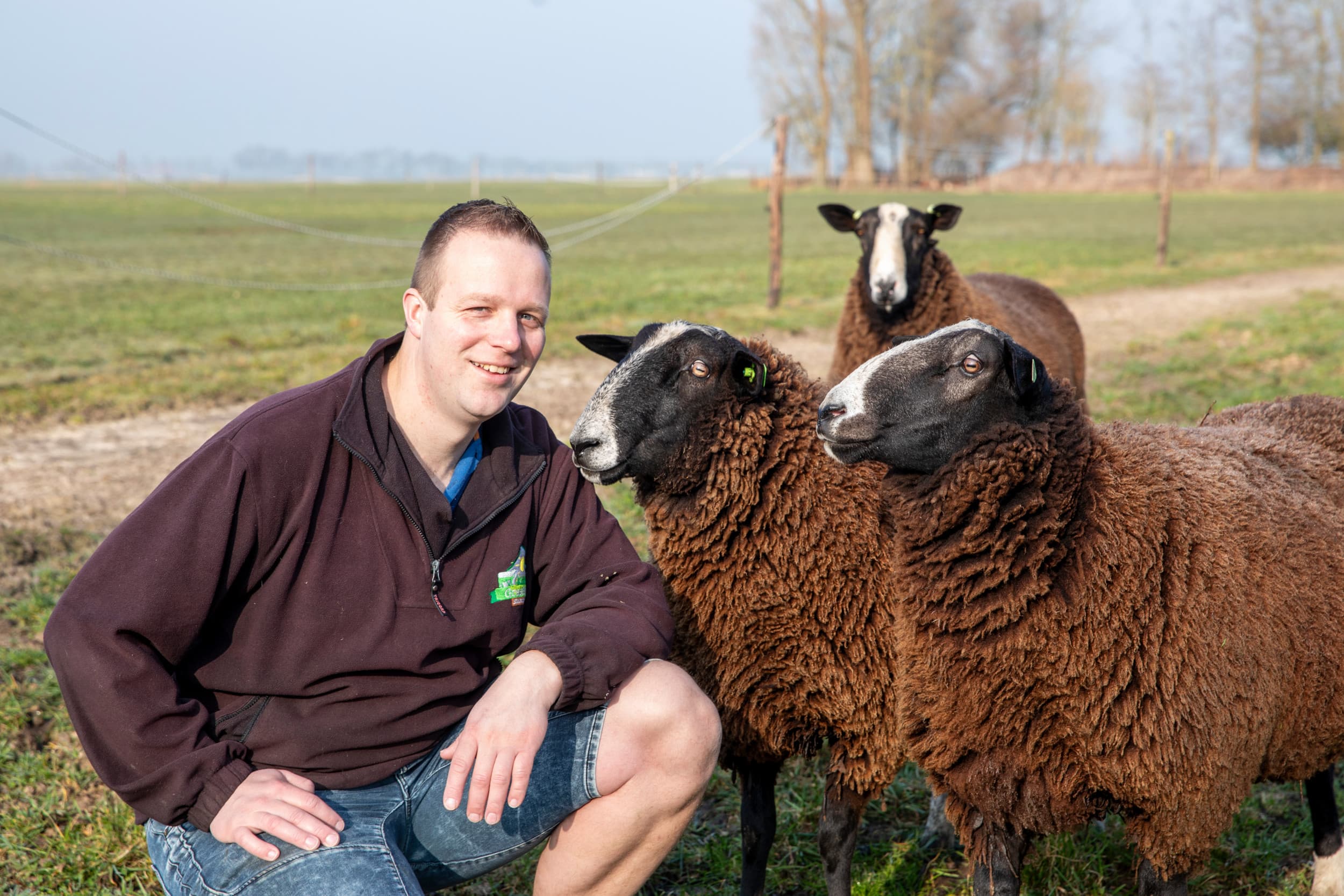 Wiepke Lam: “De zwartbles is een dubbeldoelschaap, want de vlees- en melkproductie zijn beide prima.” Foto: Anne van der Woude