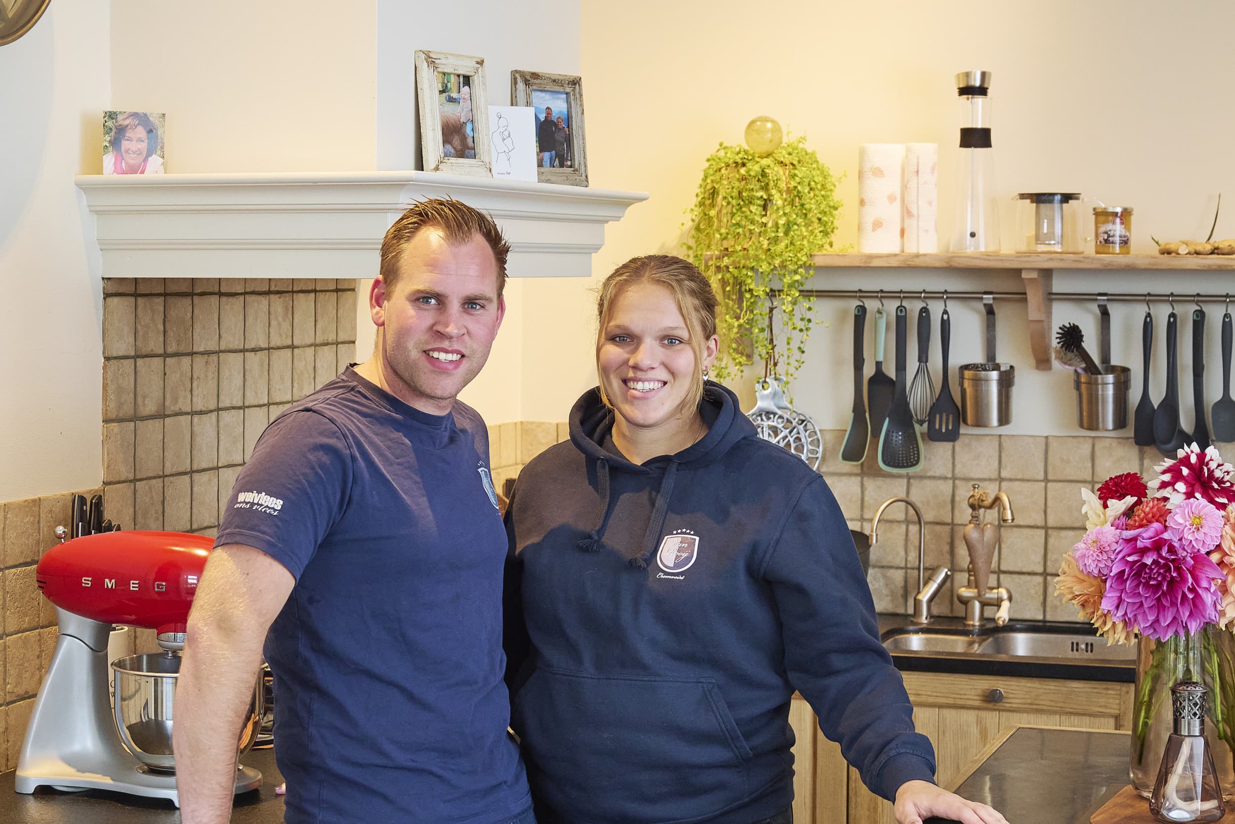 Stijn (27) en Rowena (26) van Rooij uit Cromvoirt (N.-B.). Foto’s: Van Assendelft fotografie