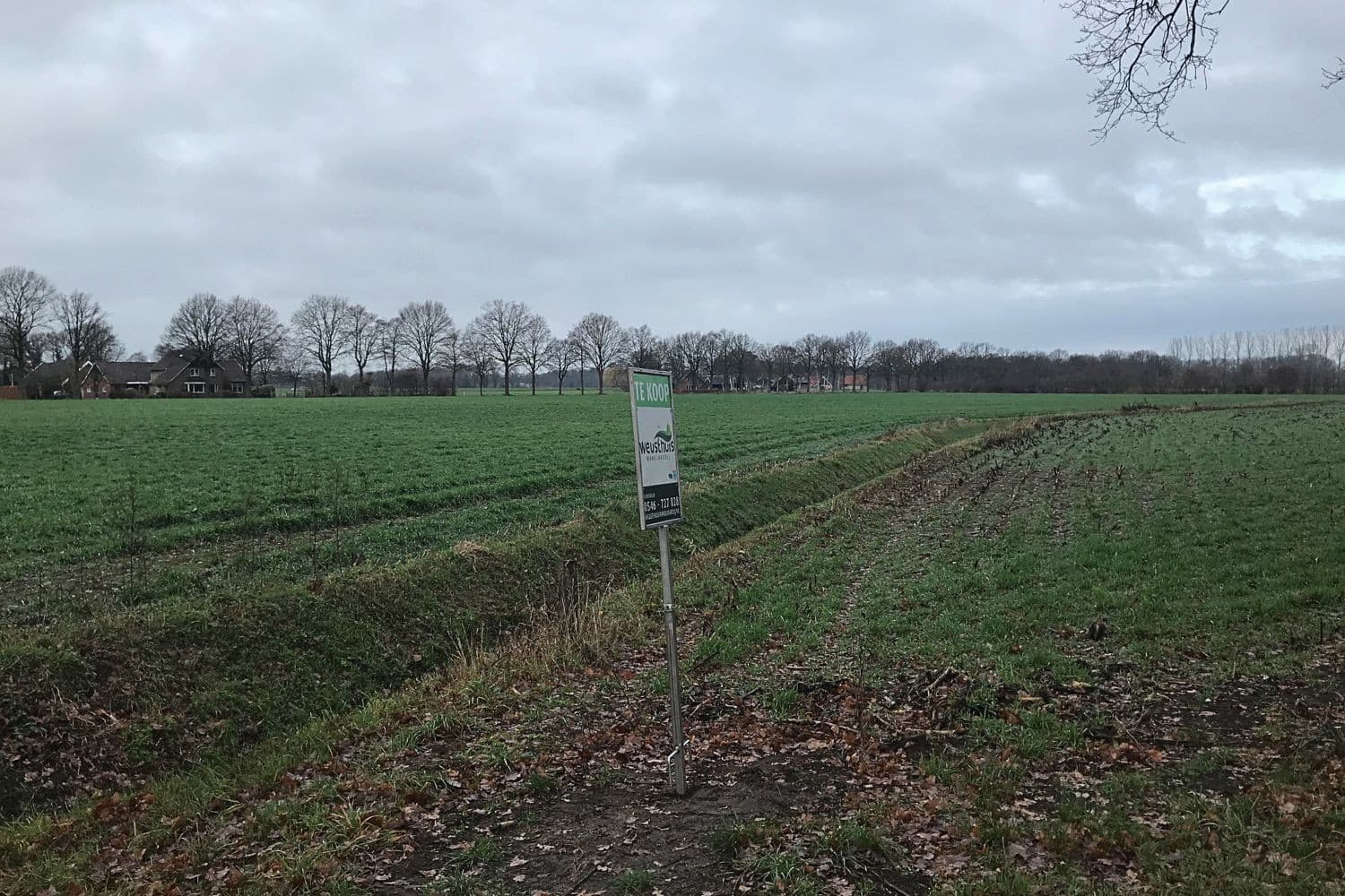 Bouwland ging in oktober voor gemiddeld €128.000 per hectare van de hand, aldus cijfers van het Kadaster. Foto: Martijn ter Horst