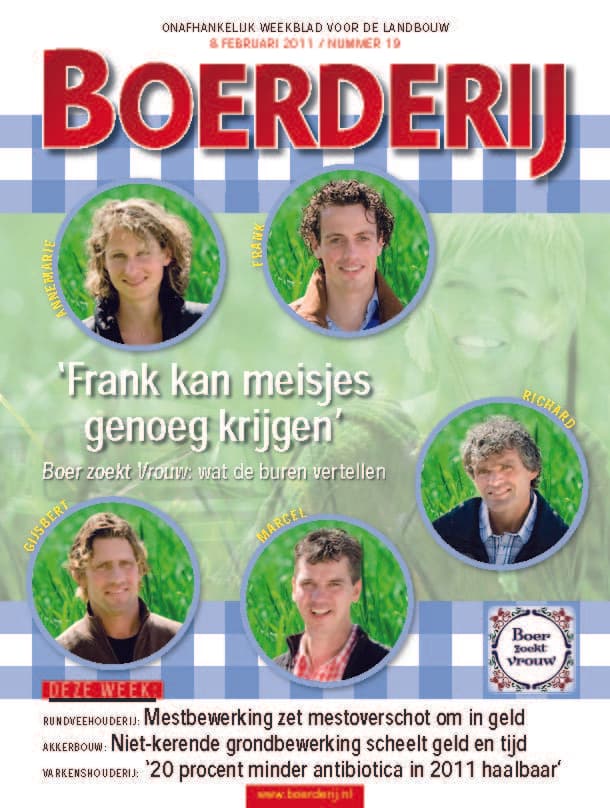 Klik op cover voor Boerderij-artikel uit 2011