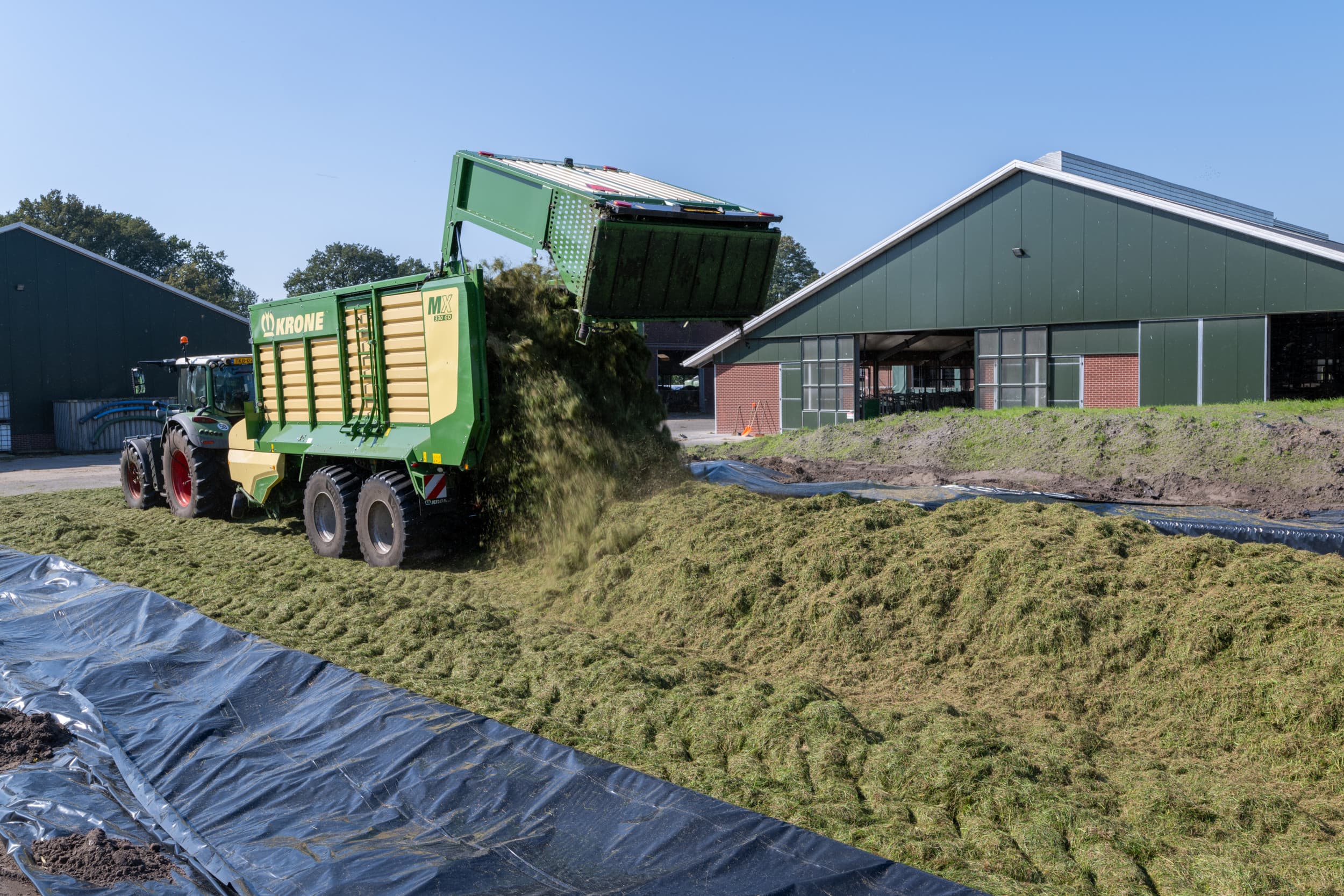 Door het lage ruweiwitgehalte van de zomerkuilen van 2024 valt het stikstofgehalte van graskuil lager uit. – Foto: Michel Velderman