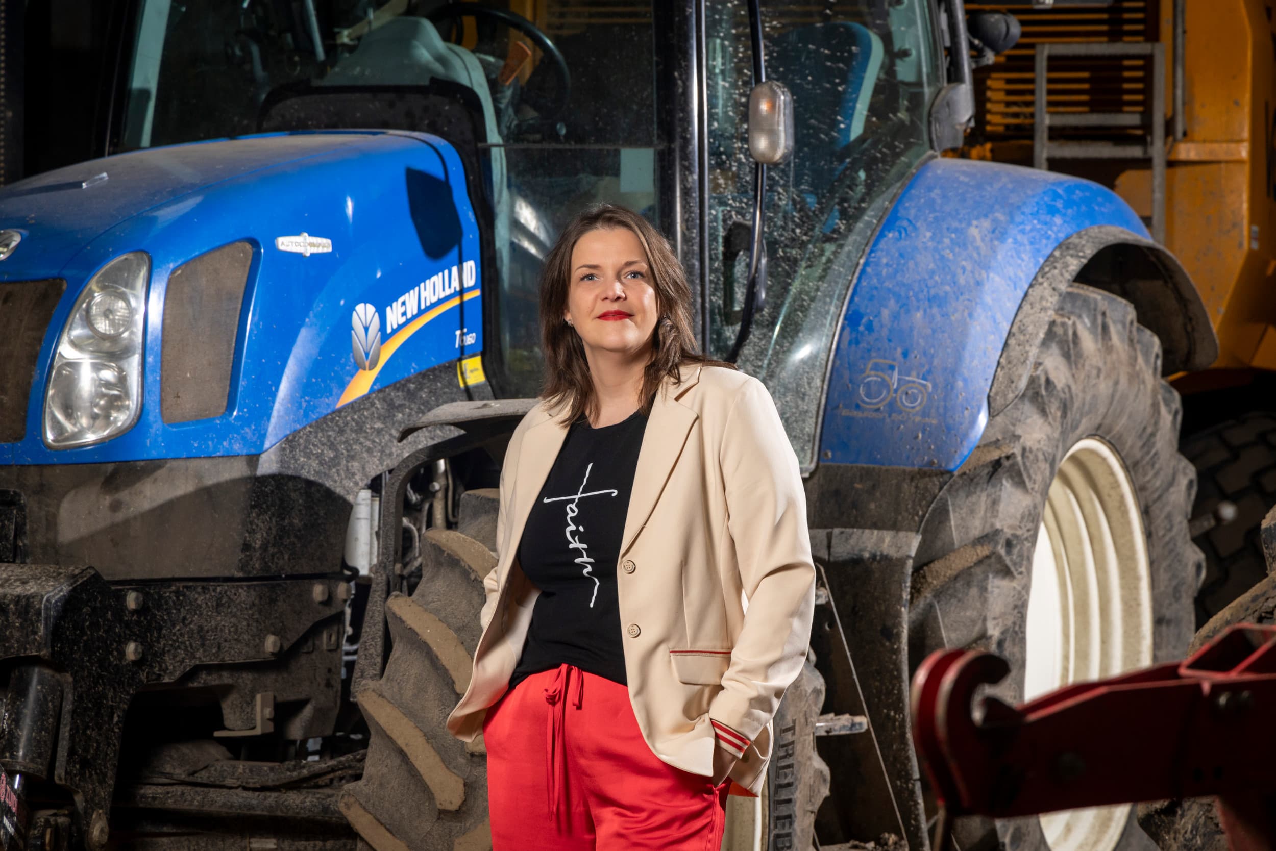 Boerin Ester van Beinum. Foto’s: Koos Groenewold