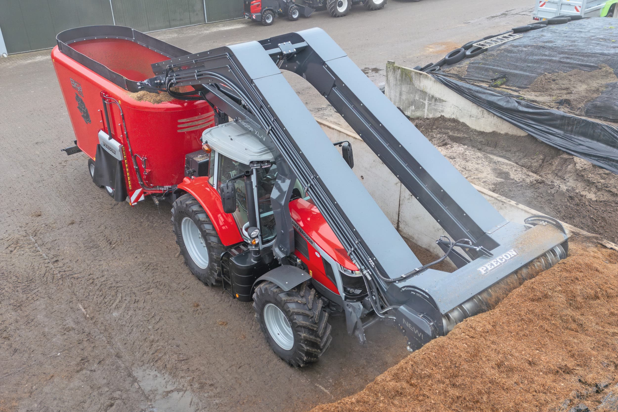 De Peecon Biga Rapide XL-V. Geschatte prijs: €50.000 tot €60.000, exclusief trekker en mengwagen. Foto’s: Jacco van Erkelens