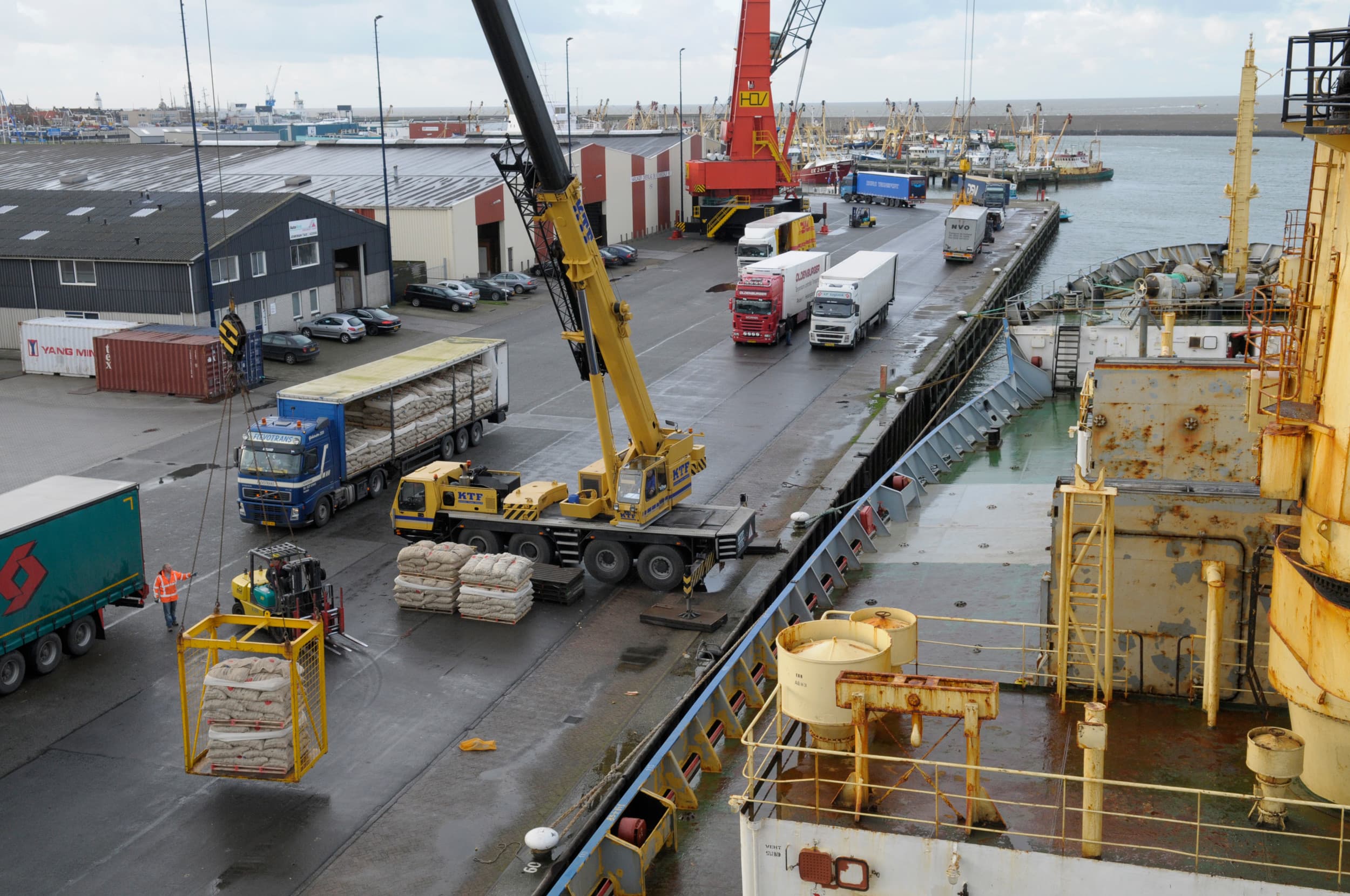 Trump dreigt met importheffingen, maar de impact voor Nederland kan beperkt blijven, omdat de VS relatief laag in de top 10 van exportbestemmingen staat. Foto: Marten Sandburg/Penn Communicatie