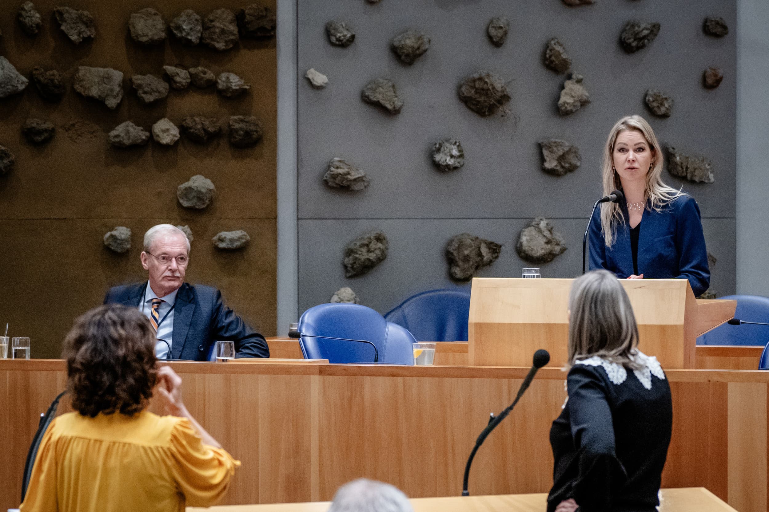 Landbouwminister Femke Wiersma tijdens een eerder begrotingsdebat in de Tweede Kamer. Foto: ANP