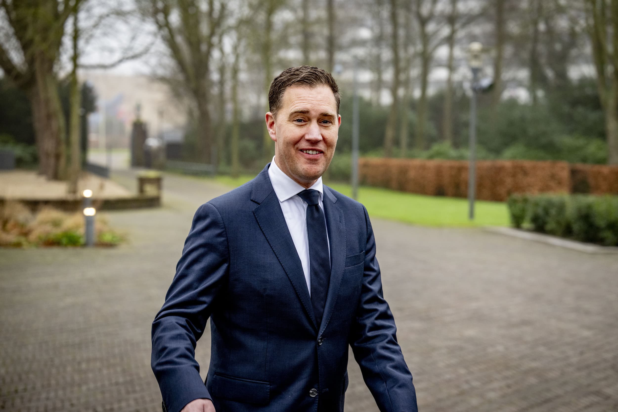 DEN HAAG - Eelco Heinen, minister van Financiën,bij het Catshuis de wekelijkse ministerraad. ANP /HOLLANDSE HOOGTE /ROBIN UTRECHT