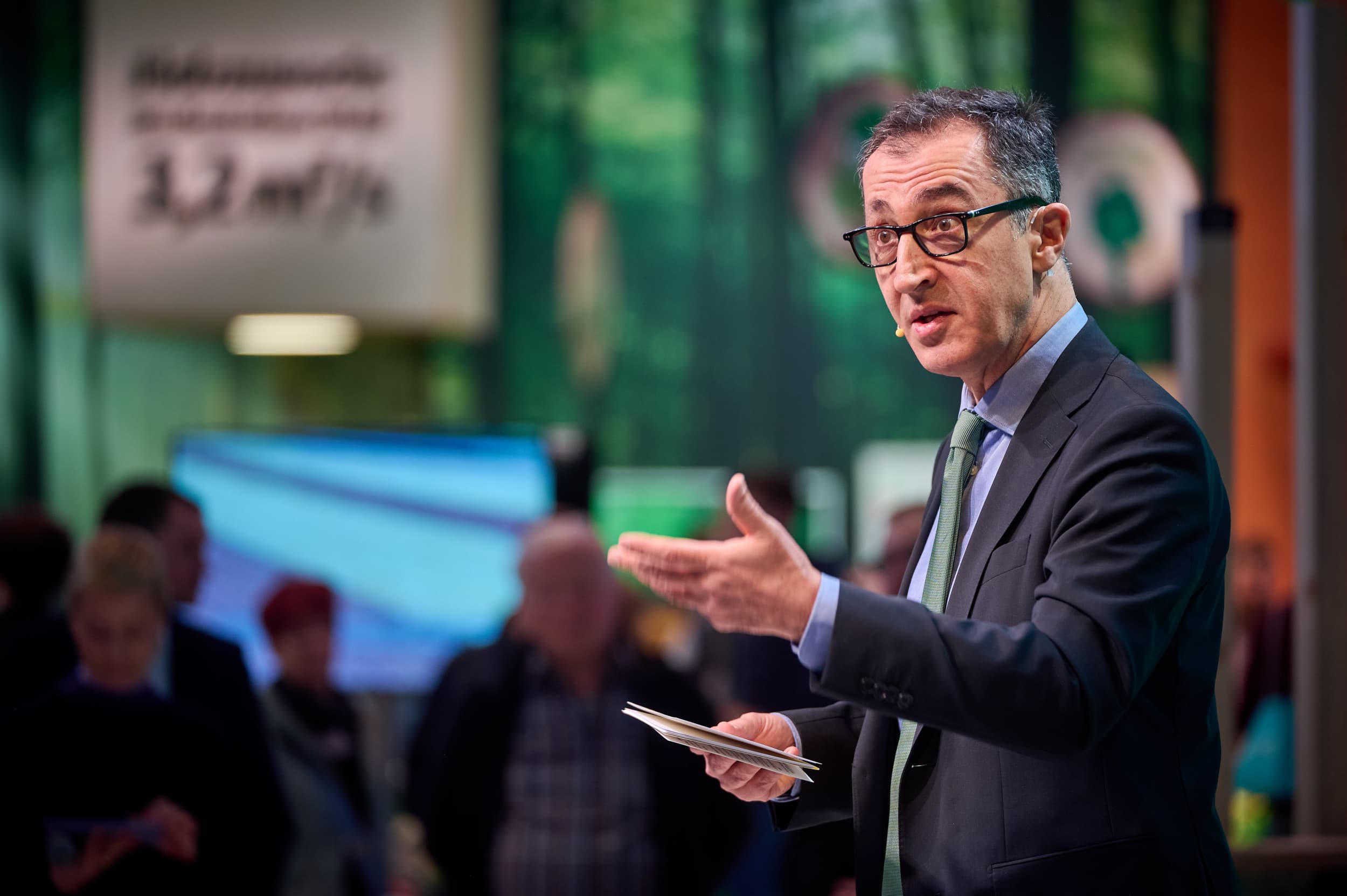 Cem Özdemir, Duits minister van Landbouw, bezocht de Grüne Woche in Berlijn op 20 januari 2025. Foto: ANP