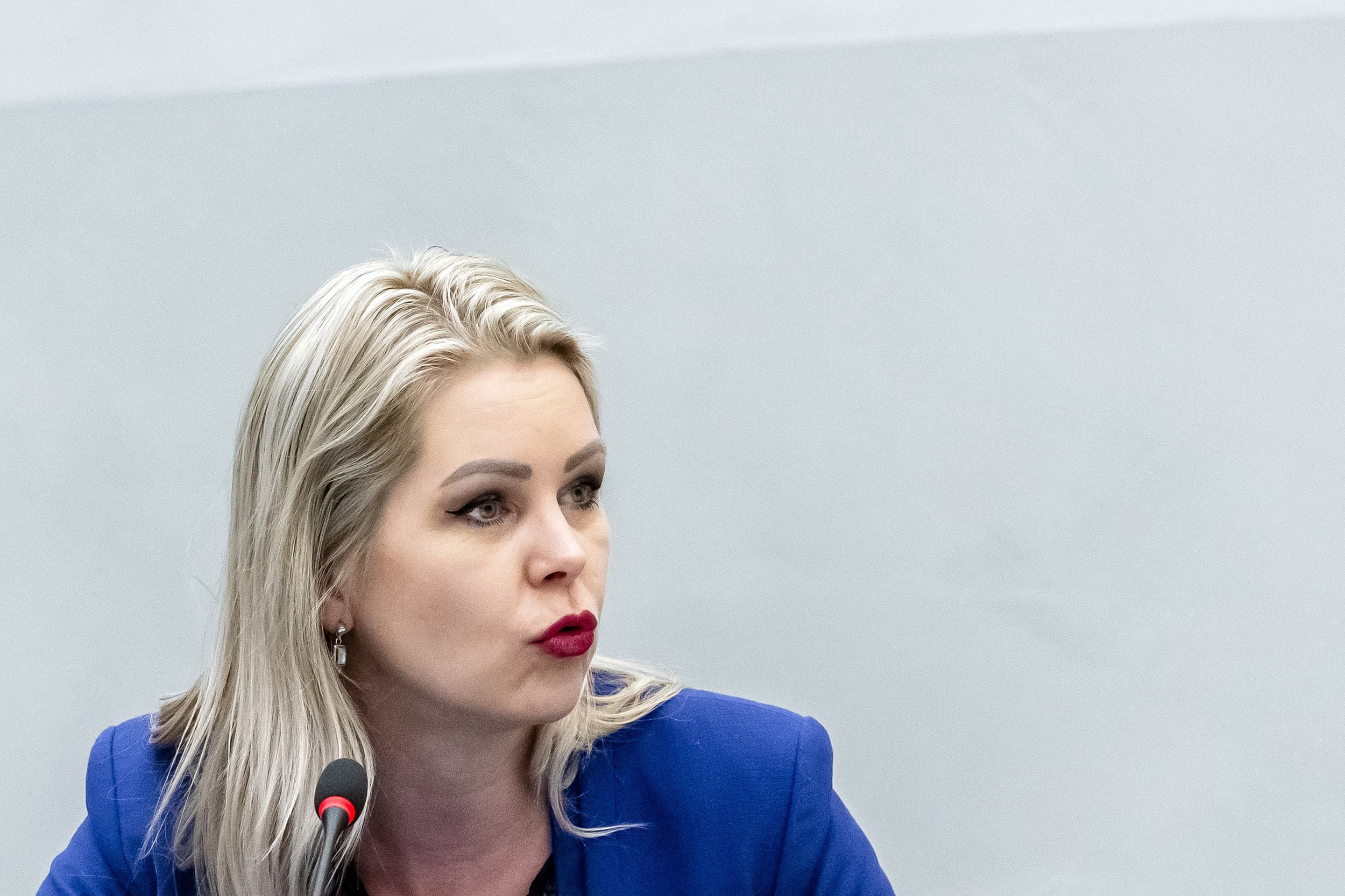 Minister Femke Wiersma (Landbouw, Visserij, Voedselzekerheid en Natuur) tijdens een debat in de Tweede Kamer. Foto: ANP