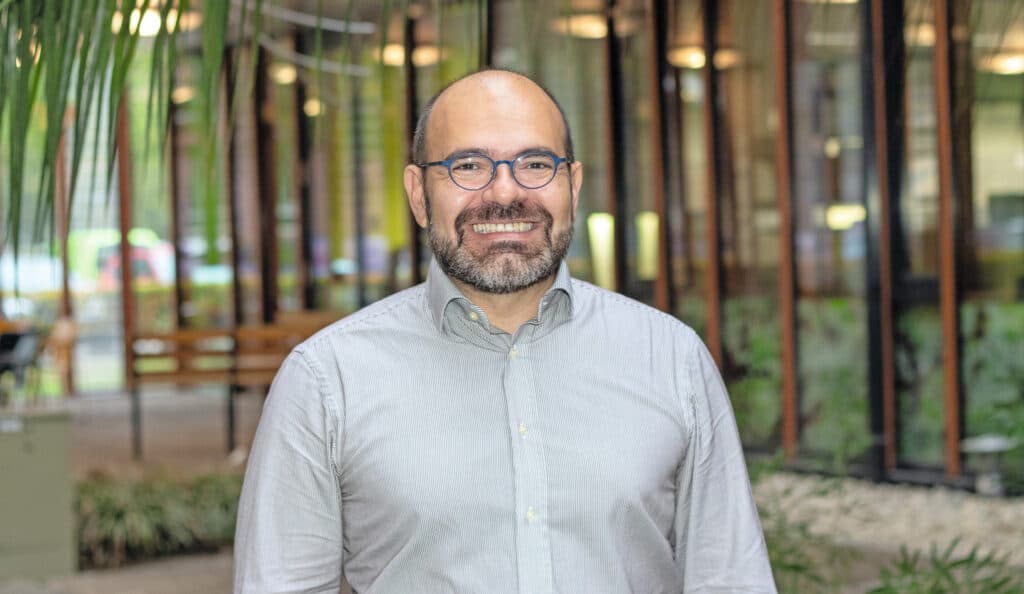 Prof. Ioannis N. Athanasiadis, hoofd van de afdeling Kunstmatige Intelligentie (AI) van Wageningen UR. Foto: WUR