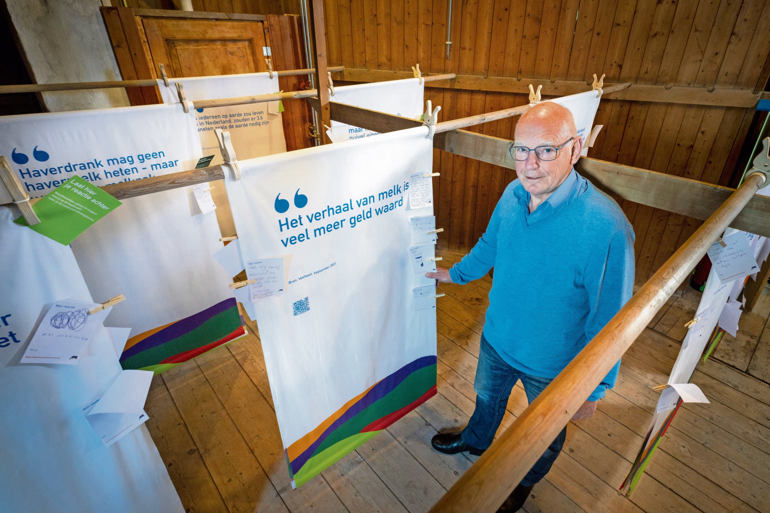 Wim van Dommelen: “Dierenwelzijn, stikstof, landschap, noem maar op, zuivel heeft ermee te maken.” Foto: Koos Groenewold