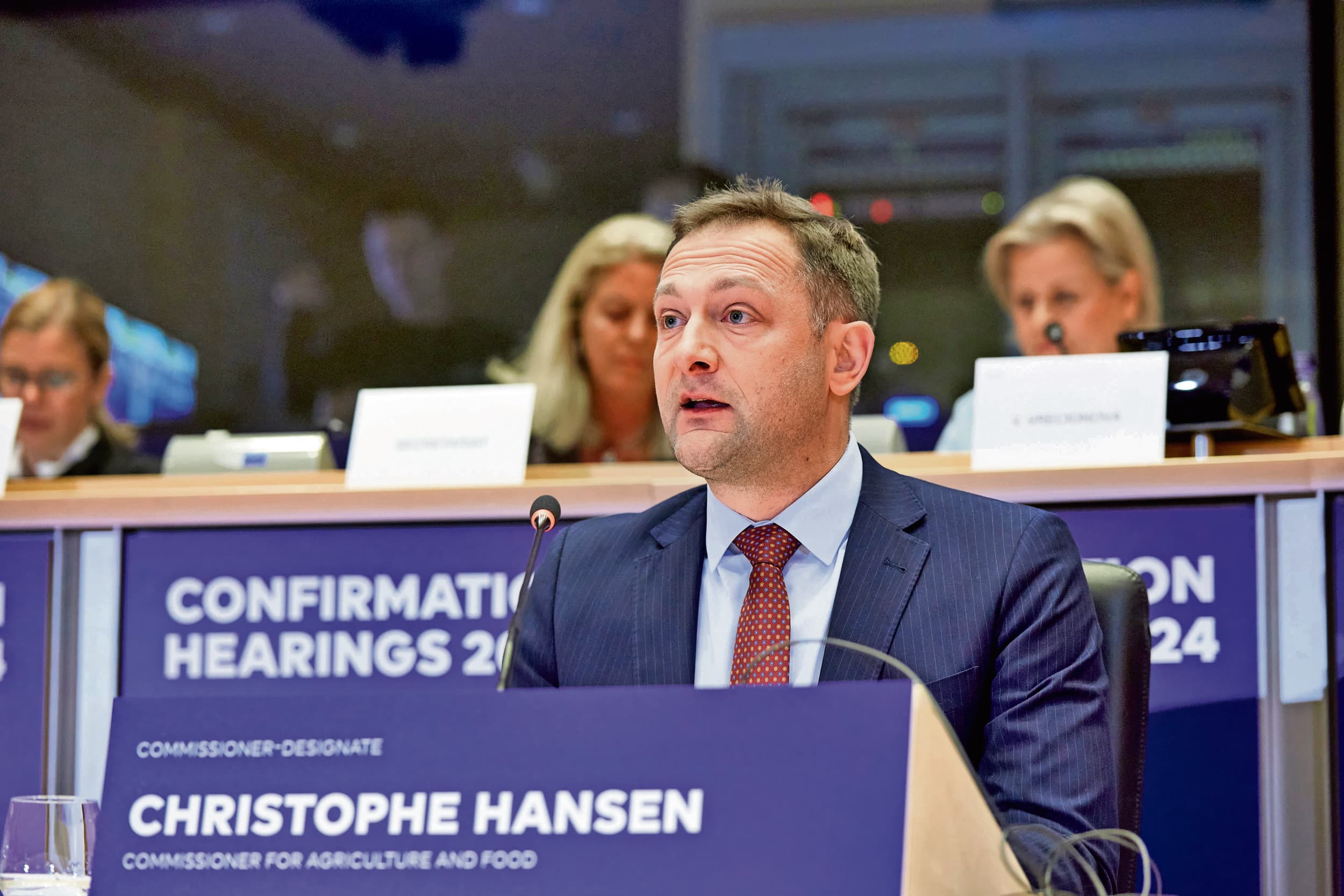 Christophe Hansen: “Wie wil er nou boer worden als je geen fatsoenlijk inkomen kan verdienen?” Foto: EU