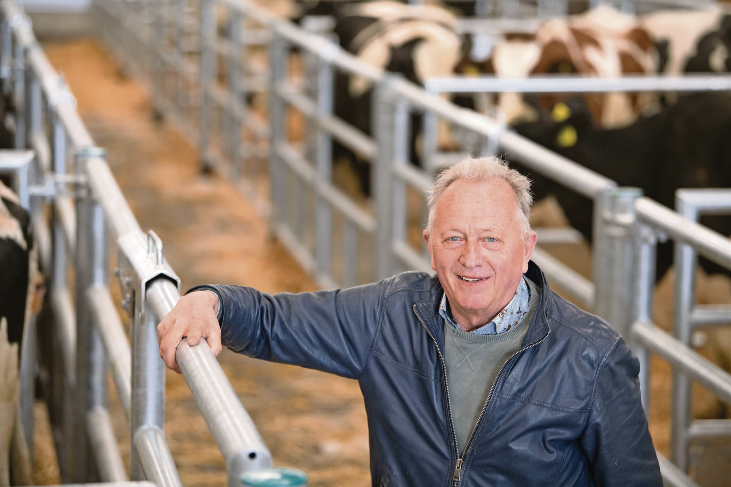 Andries Kingma, veehandelaar en voorzitter veemarkt Leeuwarden. Foto: Mark Pasveer
