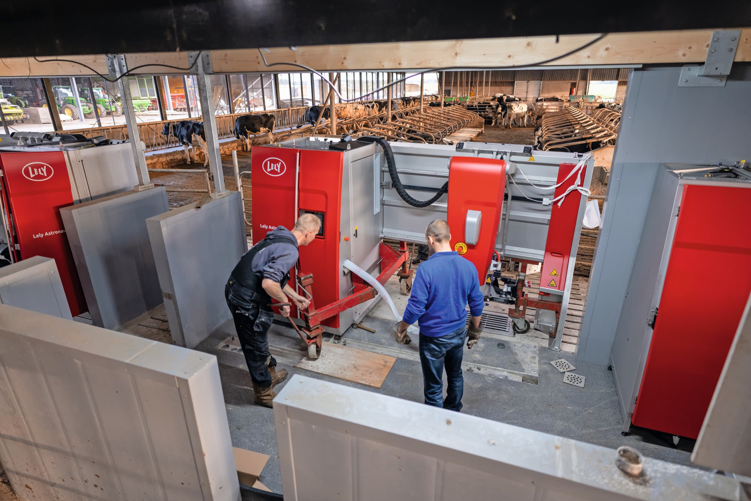 opmars melkrobot zet door