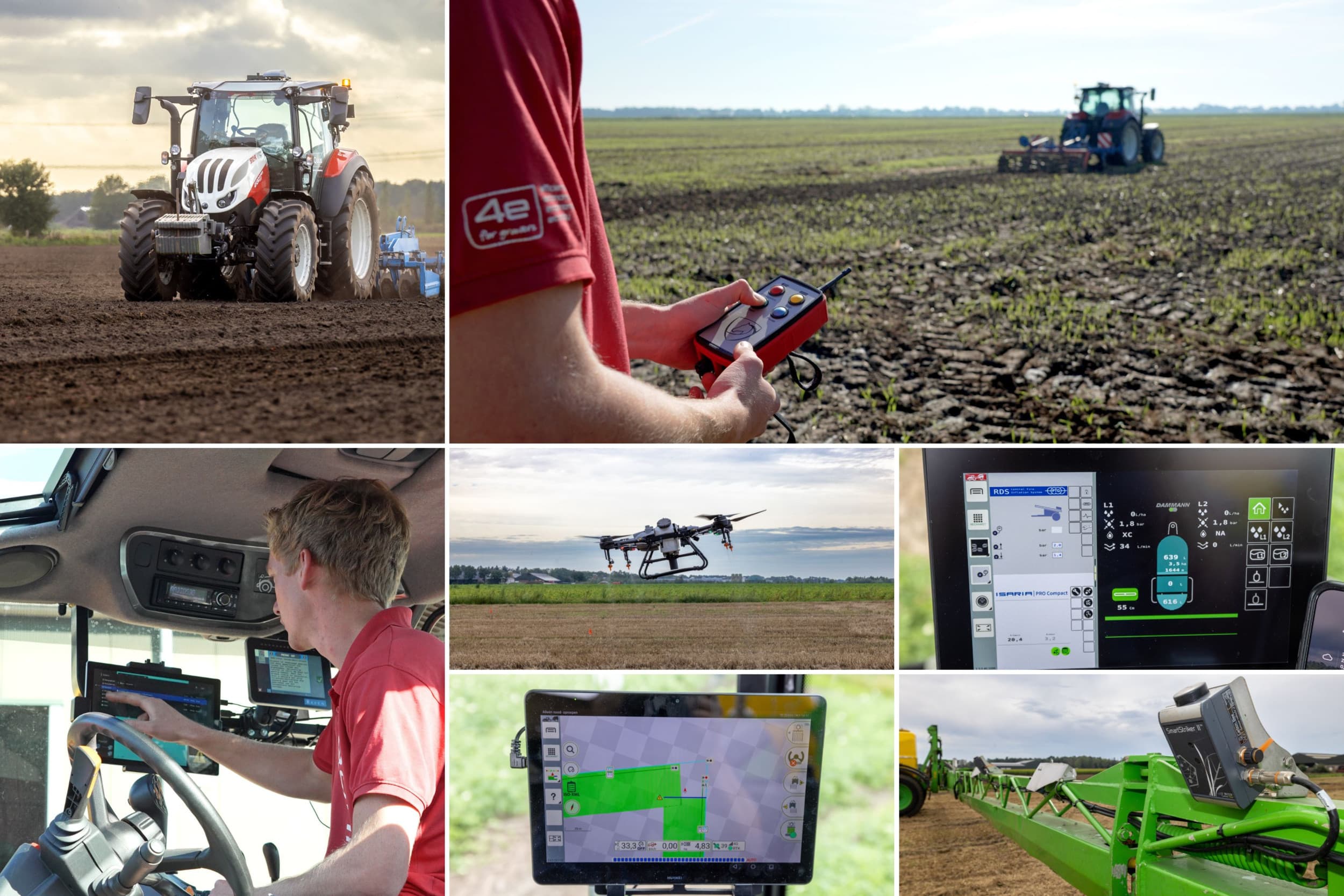 Smart Farming Academy heeft als doel om boeren te ondersteunen in de transitie naar precisielandbouw. Door middel van e-learnings leer je over smart farming waar en wanneer het jou uitkomt. - Foto’s: Koos Groenewold, Peter Roek, Jan Willem Schouten