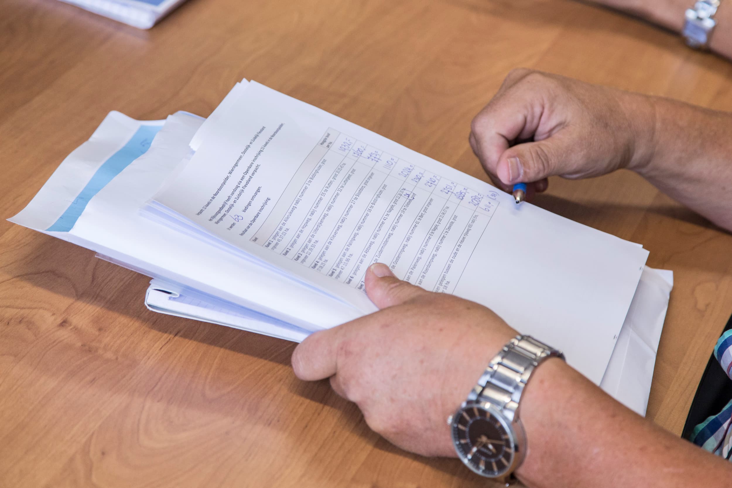 Bijna een derde van het areaal dat afgelopen jaar verhandeld werd, gebeurde via kavelruil. – Foto: Koos Groenewold