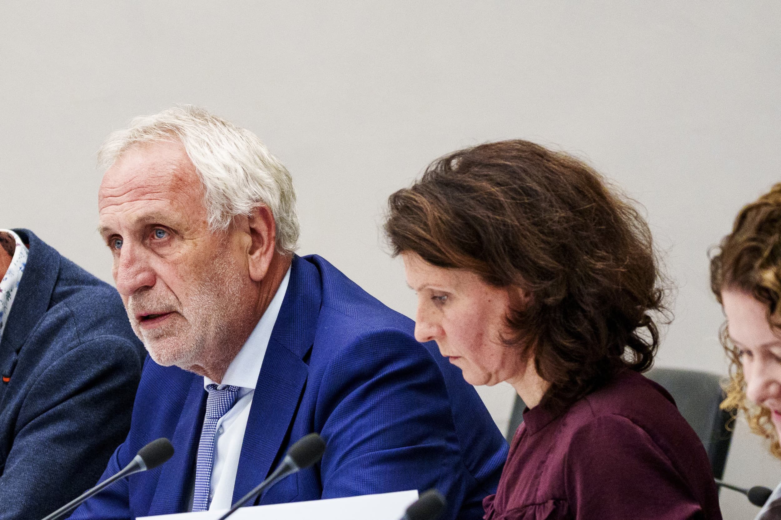 Tweede Kamerlid Harm Holman (NSC) tijdens een commissievergadering Landbouw, Visserij, Voedselzekerheid en Natuur. – Foto: ANP