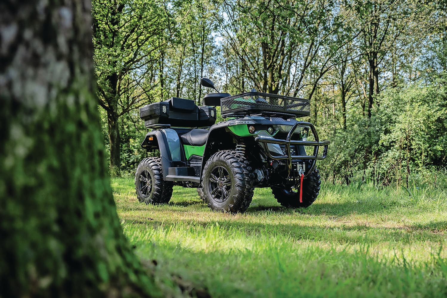 De fabrikant van elektrische werk- en voertuigen Frisian motors introduceert de elektrische quad Volmer FM-240. - Foto's: Frisian Motors