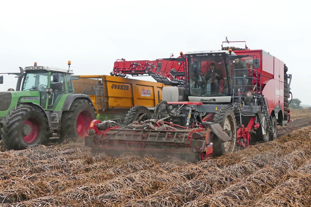 De Enduro is gebouwd volgens een bekend en beproefd concept. Tot de derde zeefmat is het rooiend gedeelte gelijk aan de Kwatro. Die rooit voor de wielen (rupsen) en is met een wat grotere bunker uitgerust. - Foto: Martin Smits