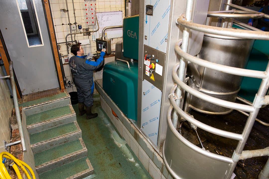 Met name vanwege de put bij de robot hebben melkveehouders Bert en Petra Bongers gekozen voor de GEA R9500 melkrobot. - Foto's: Twan Wiermans