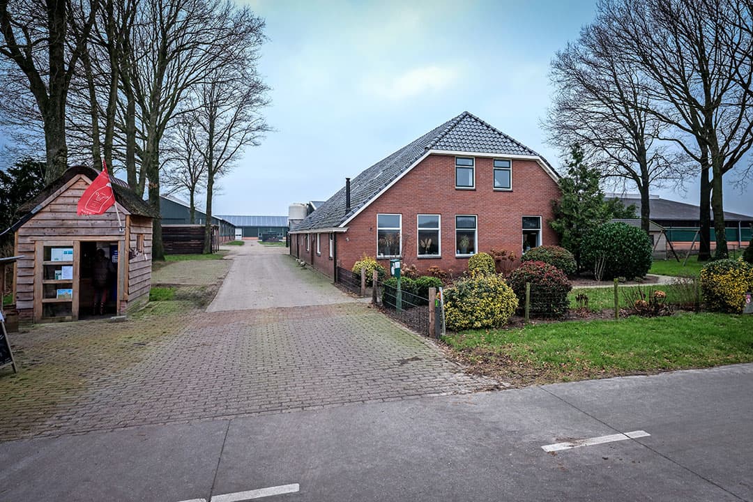De boerderij in Grolloo.