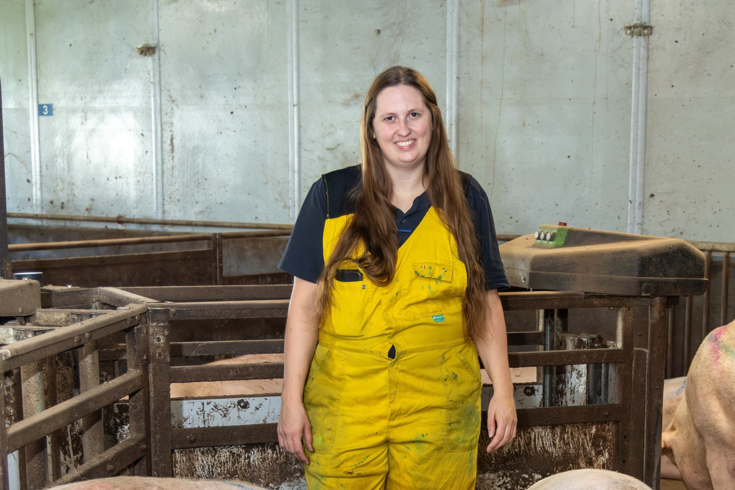 Bedrijfsopvolger Rianne van Beek runt samen met haar ouders een van de weinige bedrijven in de wereld met een zuivere Z-lijn voor Topigs Norsvin. Foto’s: Koos Groenewold