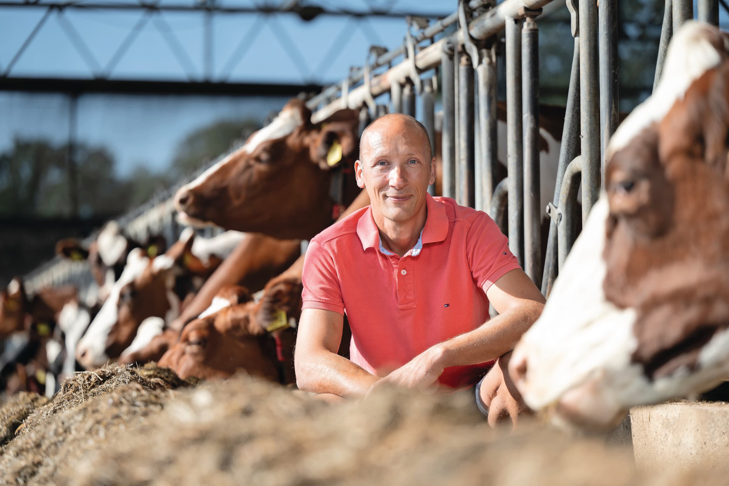 Melkveehouder en EDF-lid Rik Ogink stelt dat efficiëntie op melkveebedrijven in de toekomst nog veel belangrijker wordt. Foto's: Michel Velderman
