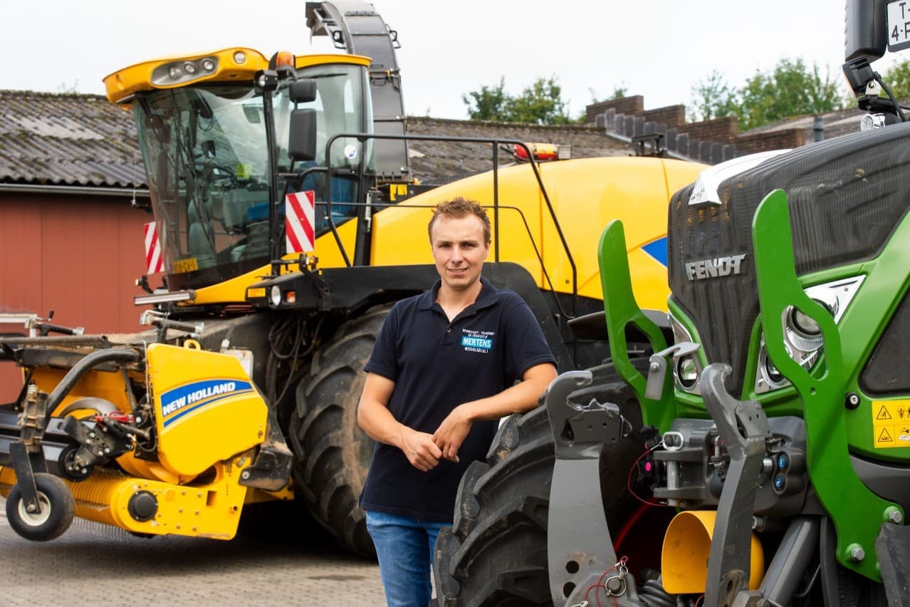 Bedrijfsopvolger Mark Mertens denkt mee met boeren om weekendwerk te voorkomen en veiligheid te waarborgen. – Foto’s: Twan Wiermans