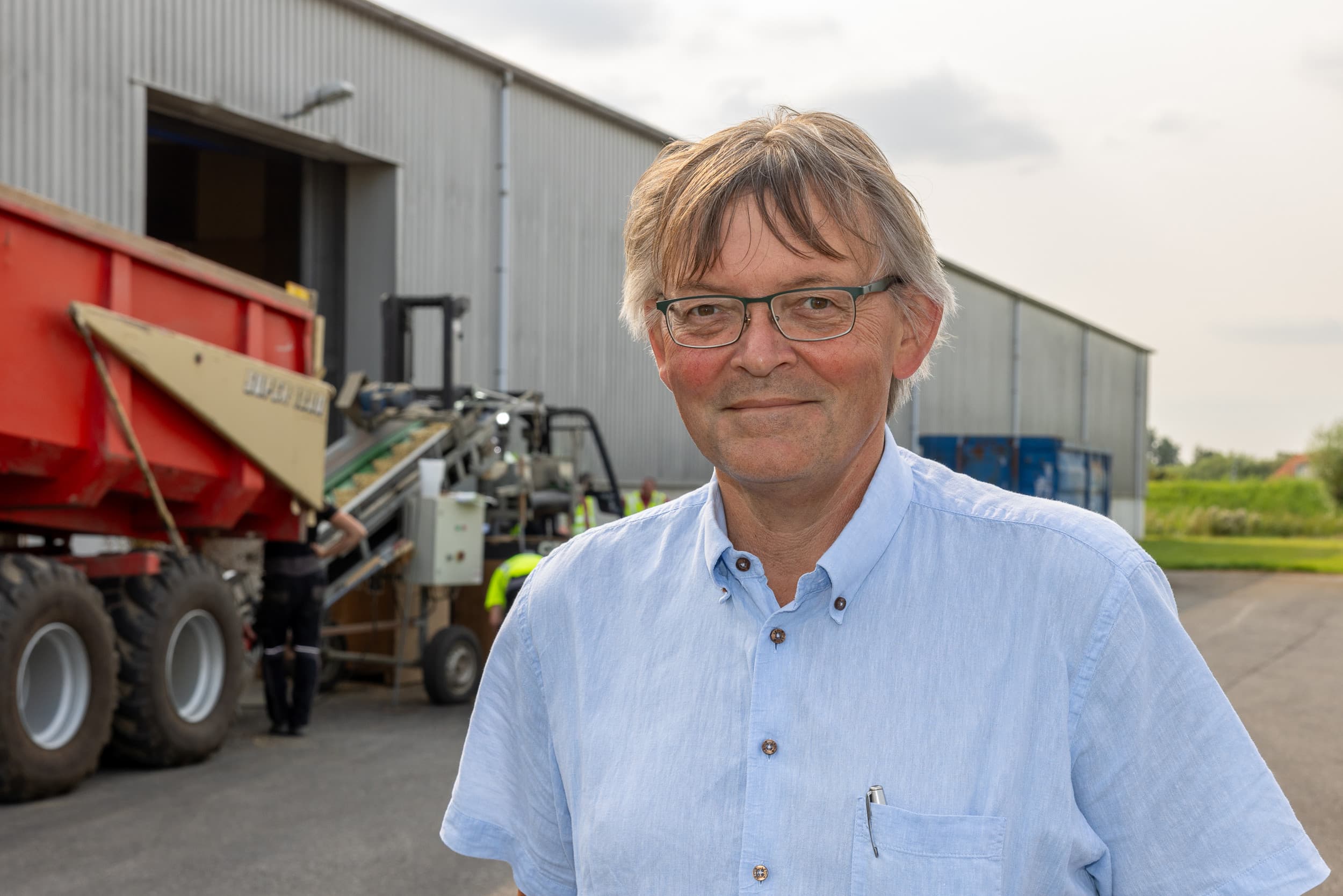 Ko Francke (CZAV) had een extreme daling van tarwe-opbrengsten niet verwacht: ““Pas in de loop van de oogst werd dat duidelijk.”- Foto: Peter Roek