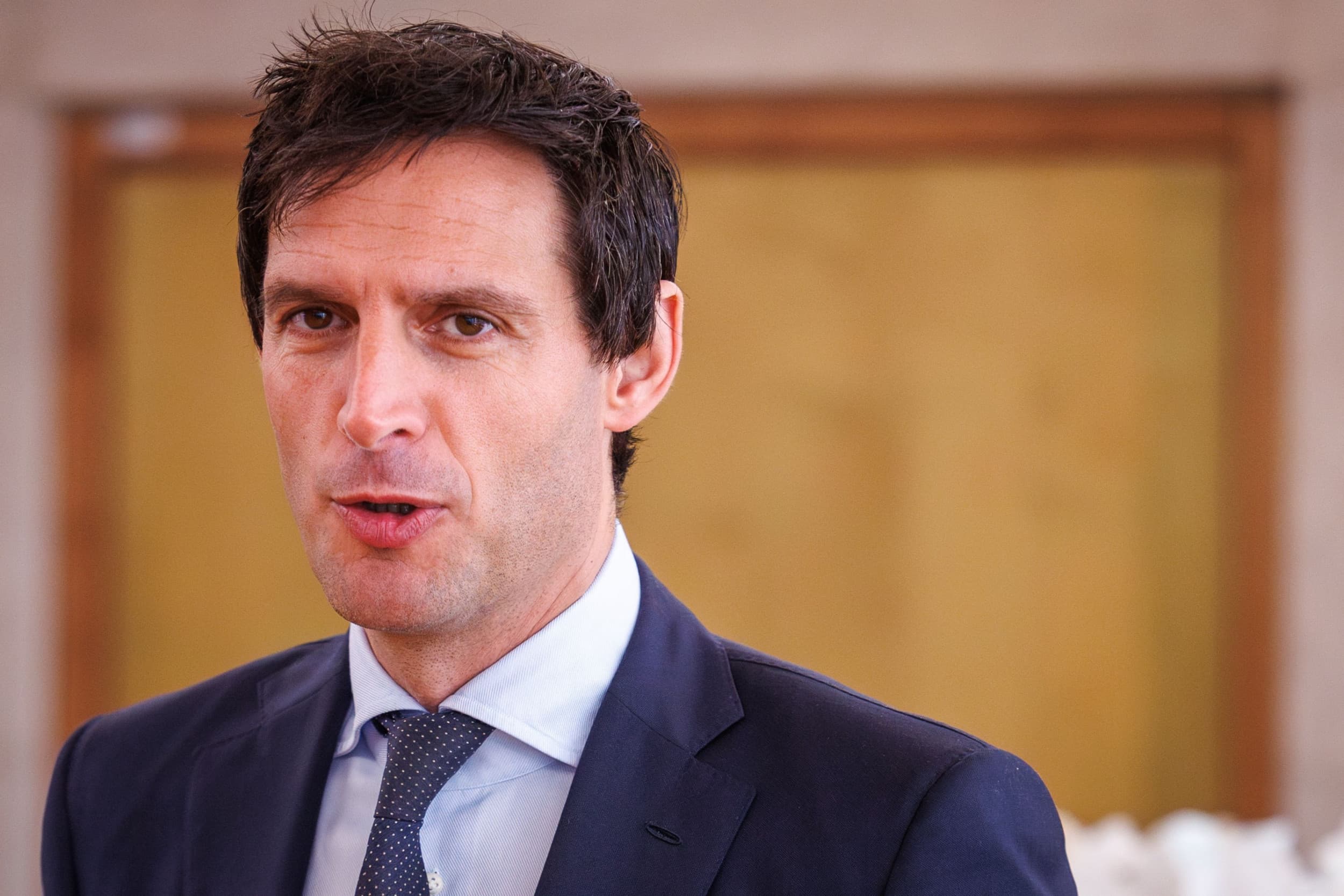 In Brusselse kringen gaat de naam van Nederlander Wopke Hoekstra rond als potentiële nieuwe Europese landbouwcommissaris. – Foto: EPA/OLIVIER MATTHYS