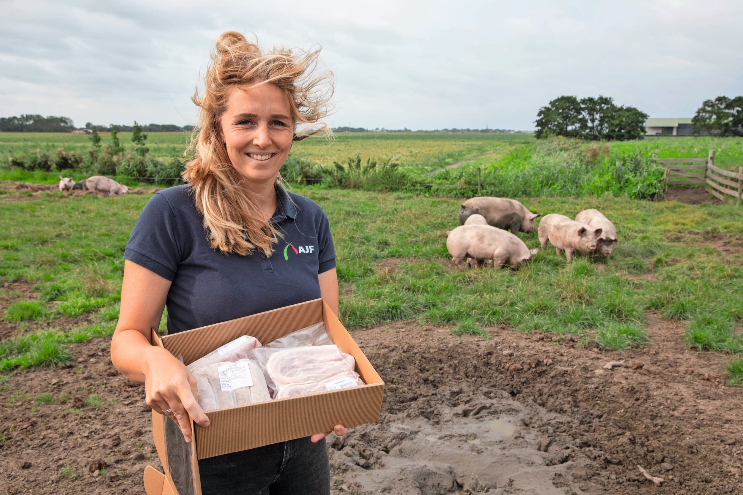 lokale verkoop vlees scharrelvarkens