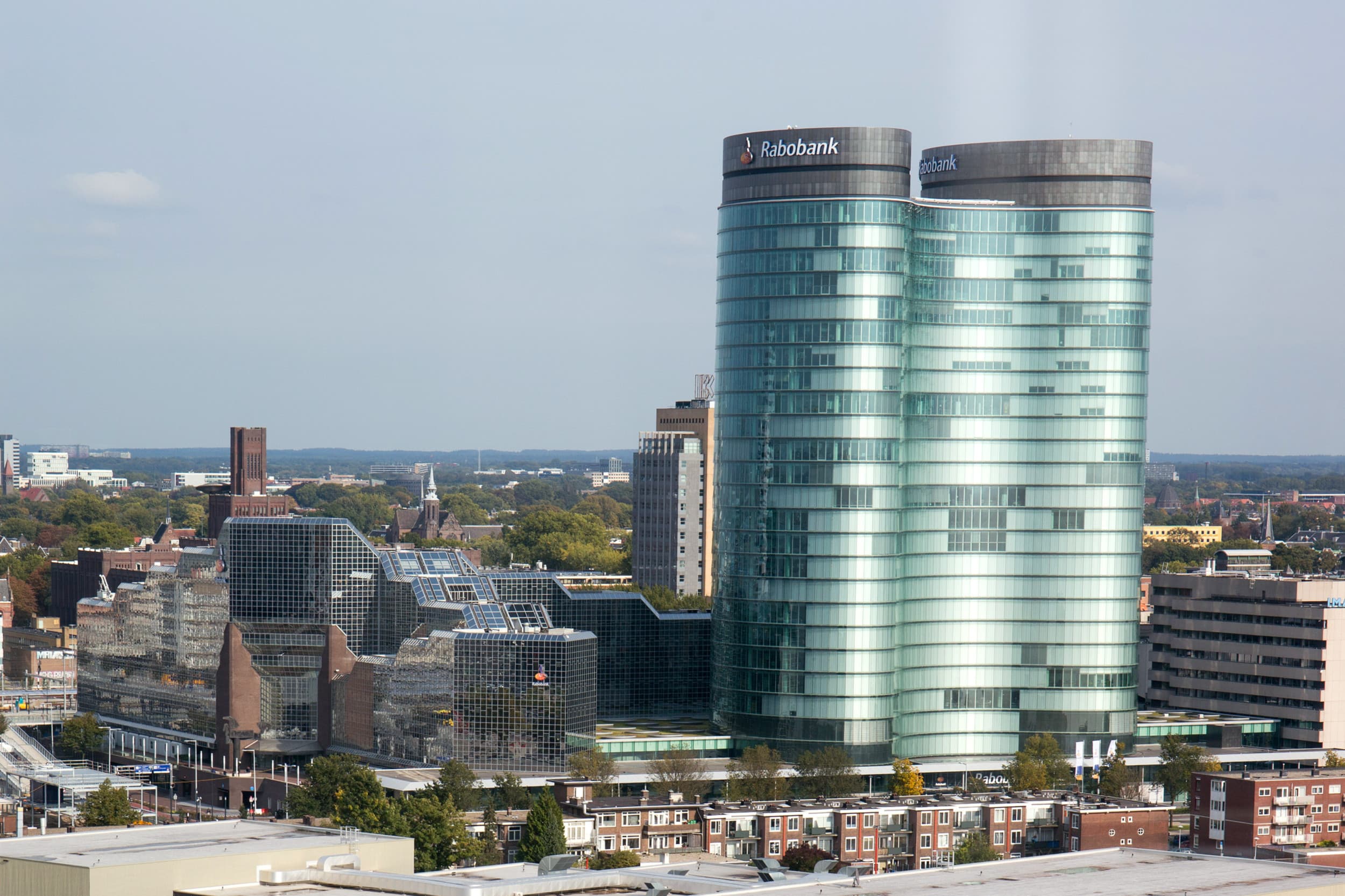Hoofdkantoor Rabobank in Utrecht. – Foto: Herbert Wiggerman