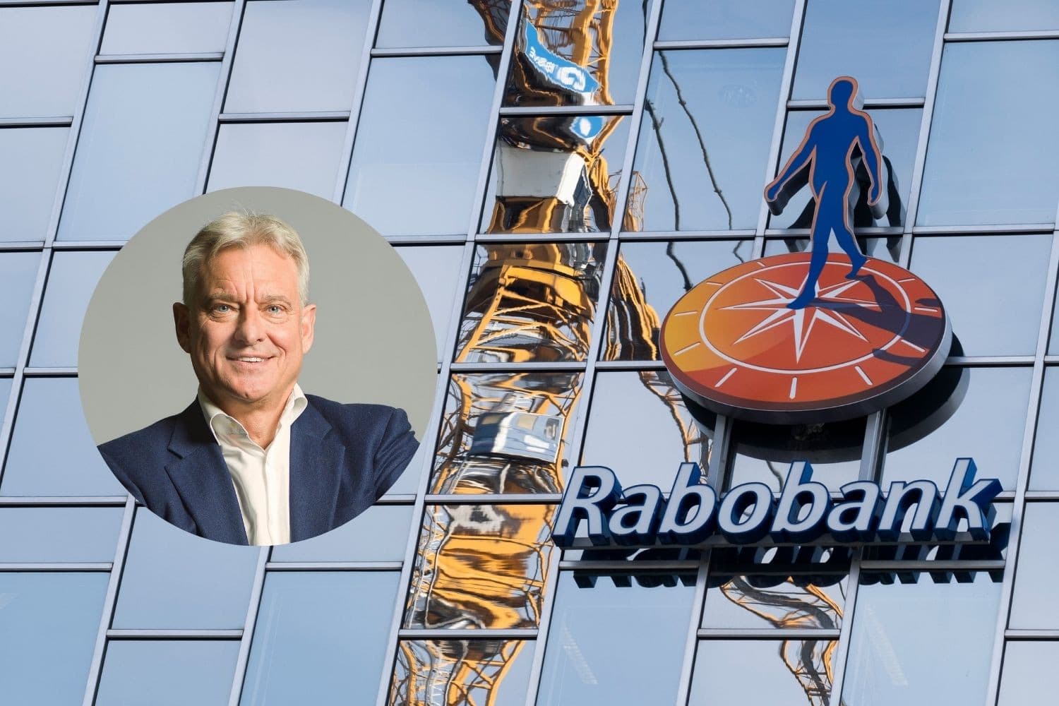 Rabobank-voorzitter Stefaan Decraene had onlangs een constructief gesprek met de nieuwe minister van Landbouw, Femke Wiersma. – Foto: Twan Wiermans/Rabobank, bewerkt in Canva