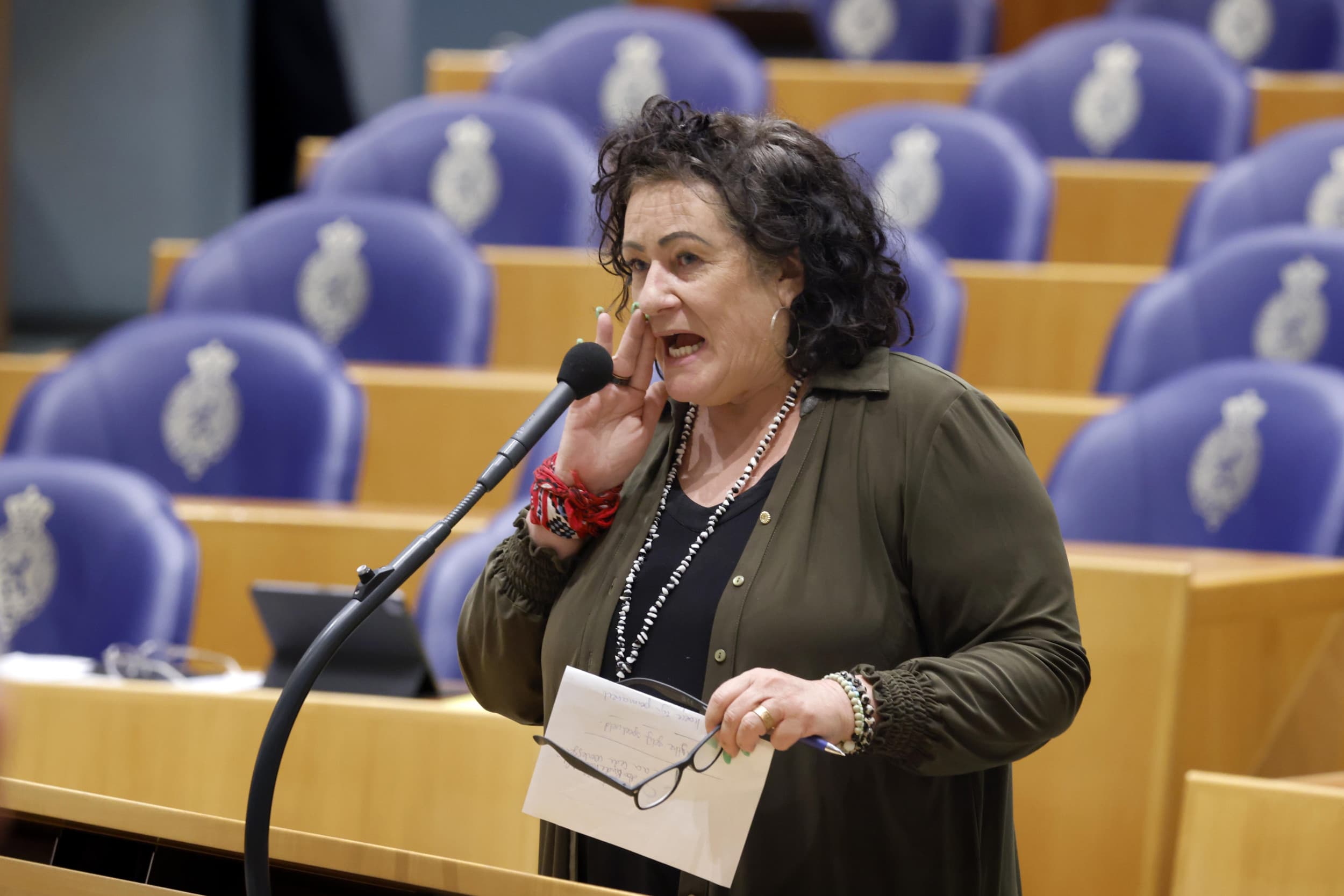 Rob Jetten en Caroline van der Plas botsten woensdagavond tijdens het debat over het regeerakkoord in de Tweede Kamer. – Foto: Roel Dijkstra