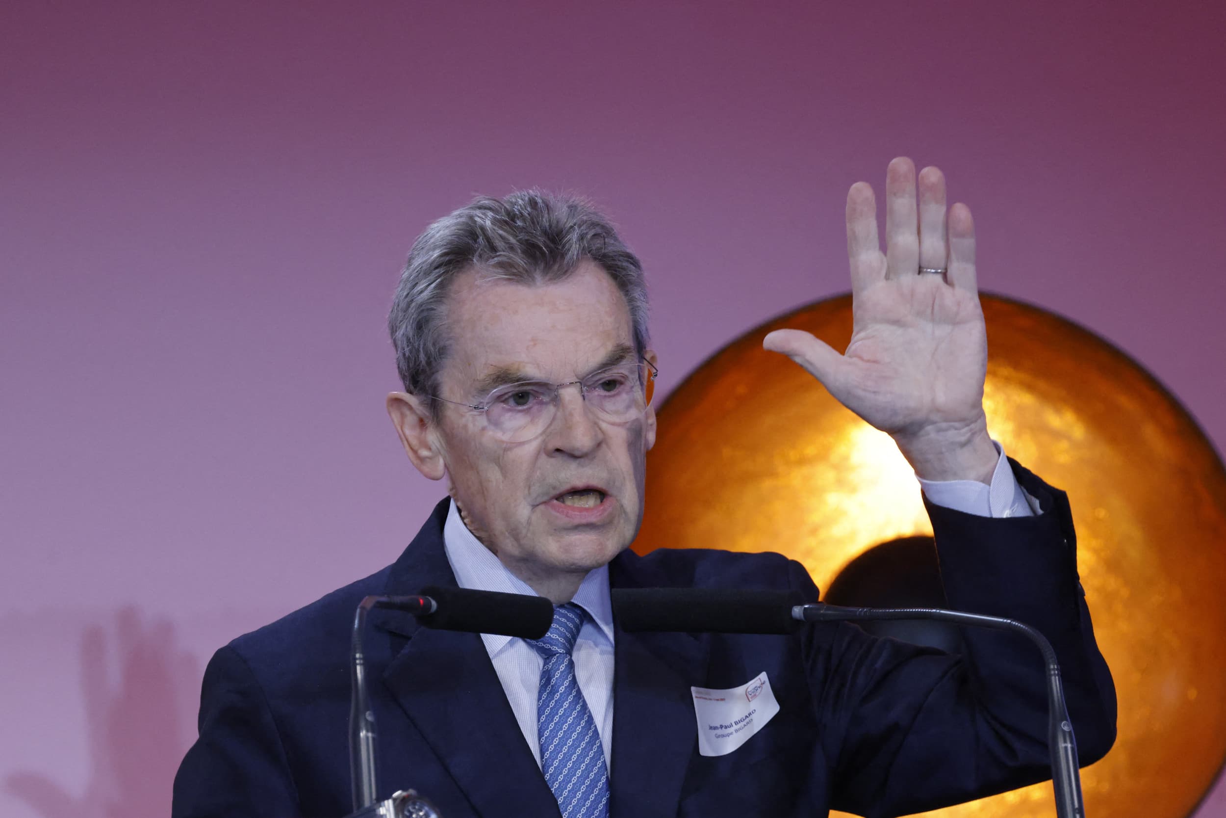 Jean-Paul Bigard, CEO van Bigard, – Foto: Ludovic Marin/AFP