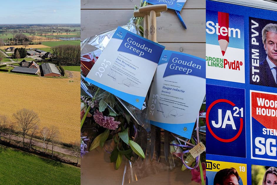 De redactie van Boerderij heeft twee van de zeven Gouden Grepen in de wacht gesleept voor bijdragen over glyfosaat en de verkiezingen voor de Tweede Kamer..