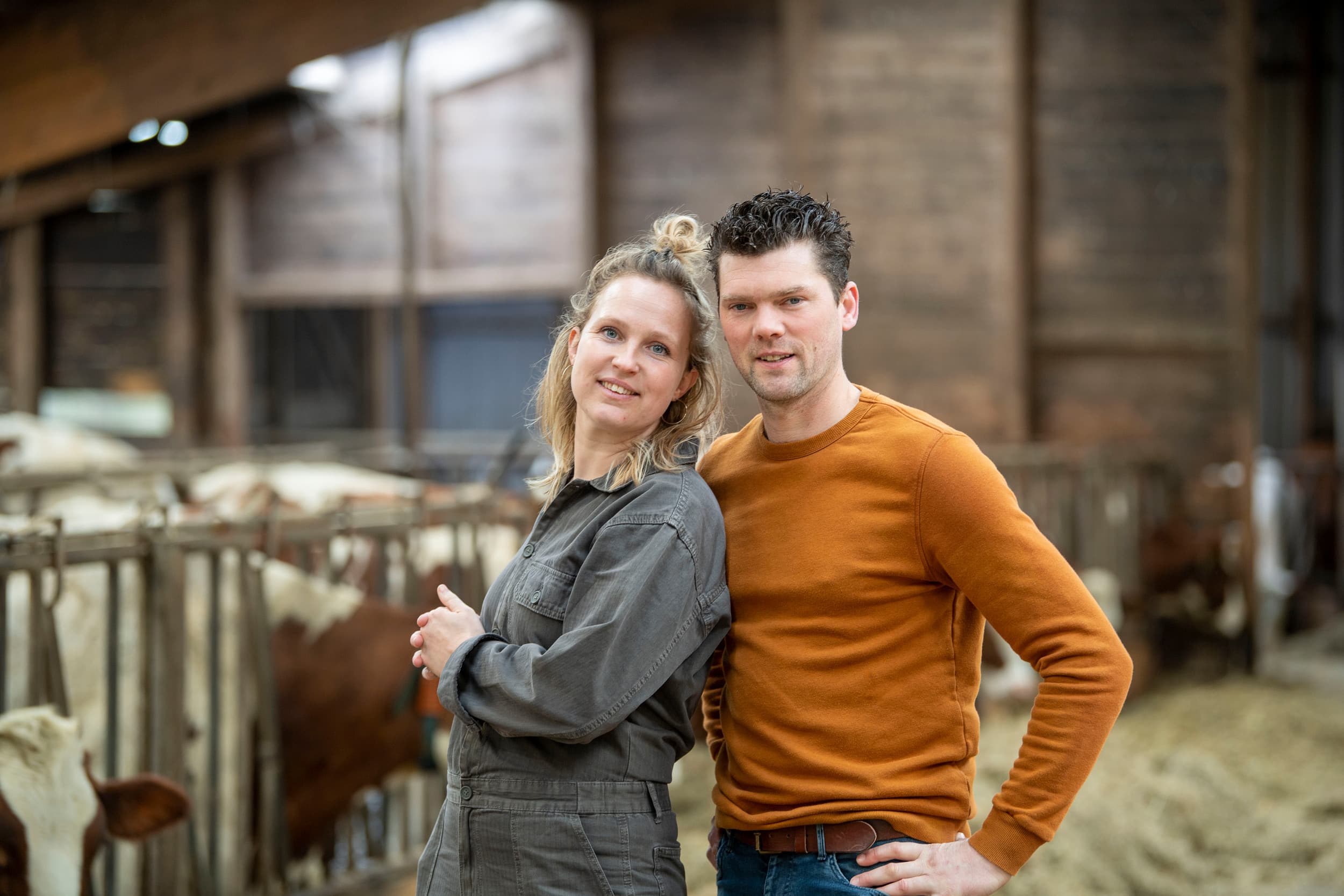 boerenleven man en vrouw