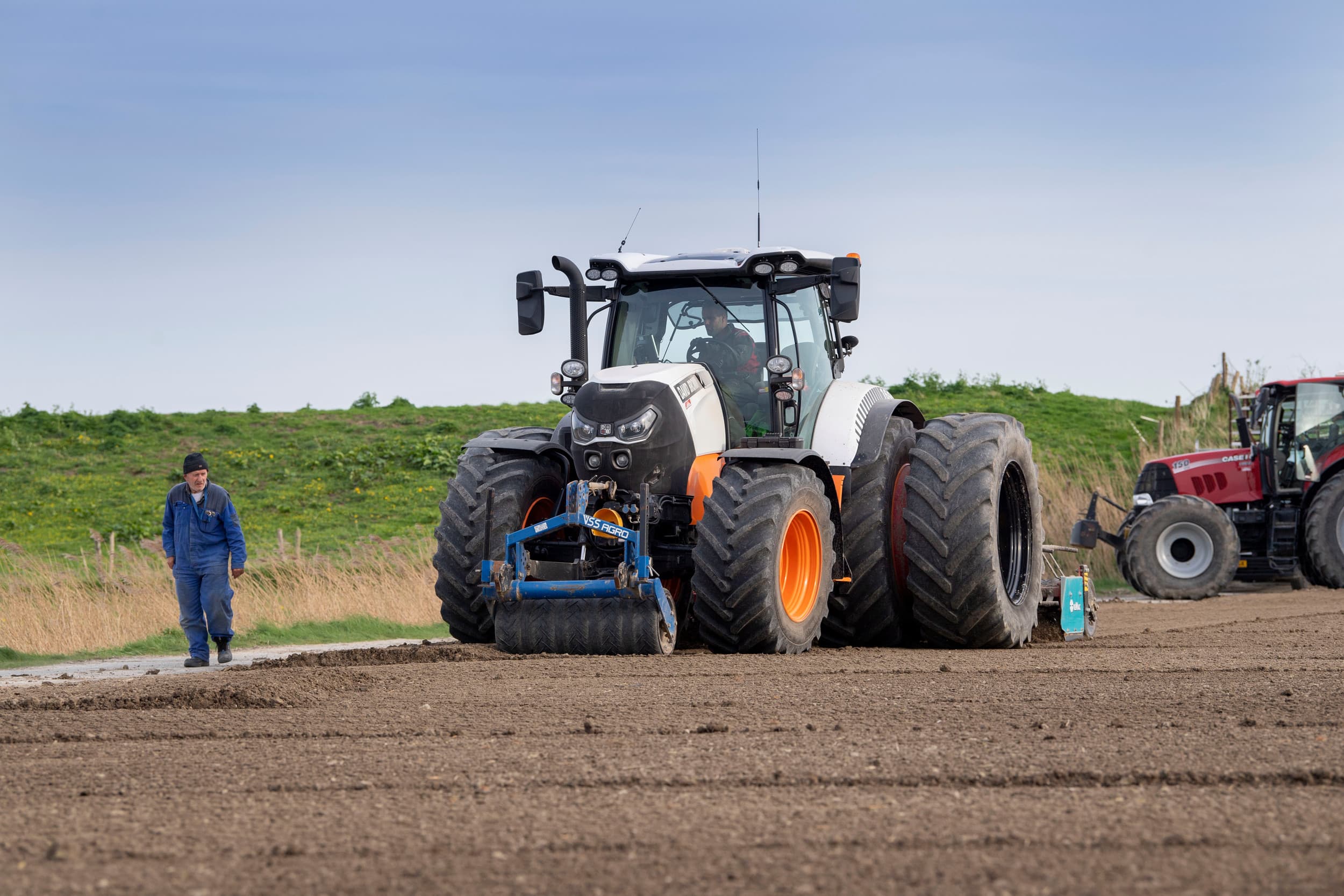 voorjaarswerk op natte grond