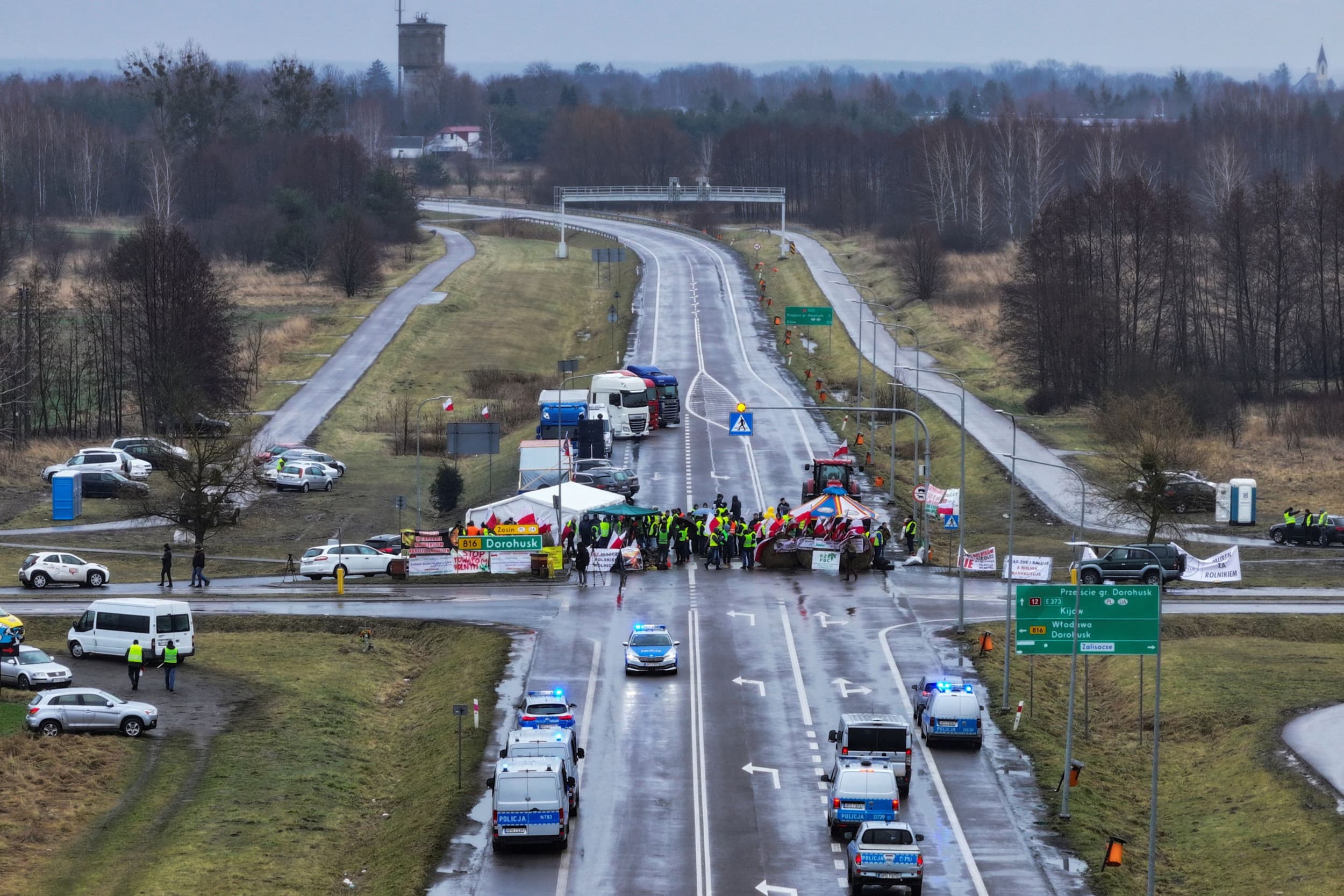 Poolse boeren blokkeerden maandenlang de grenzen met Oekraïne. – Foto: Reuters
