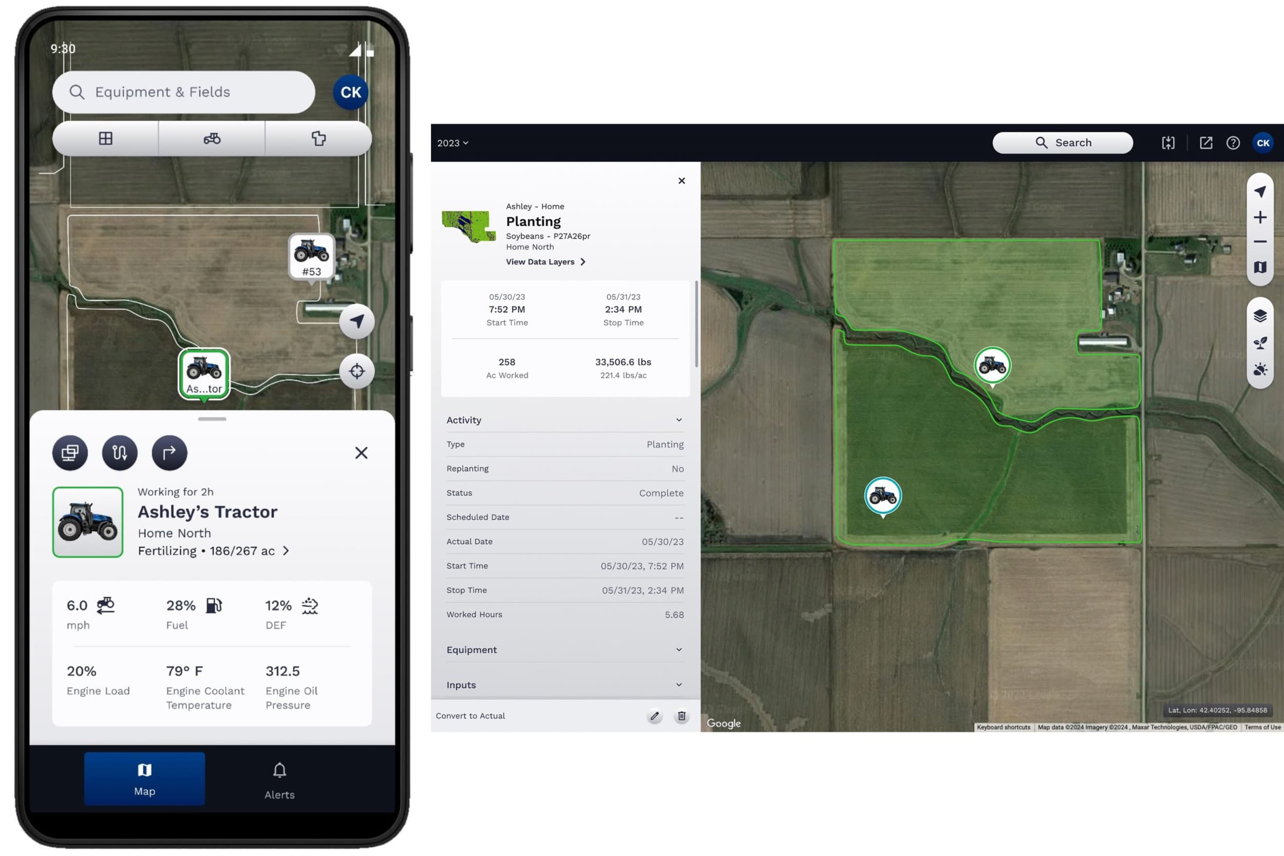 CNHi lanceert binnenkort voor de trekkermerken Case IH, Steyr en New Holland de gratis app FieldOps, waarbij je realtime en op afstand je machines kunt beheren en checken. - Foto’s: CNHi